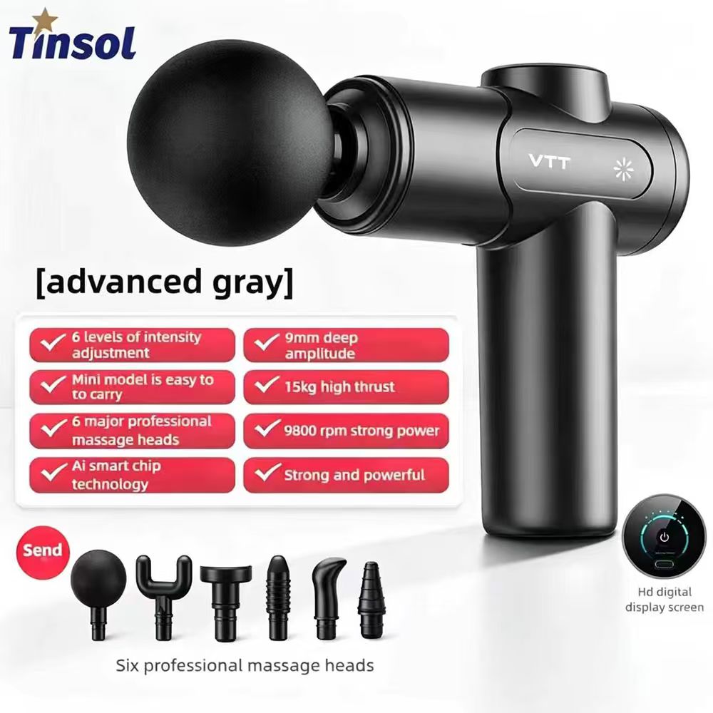 Massage Gun - TINSOL Electric Fascia Gun Deep Tissue