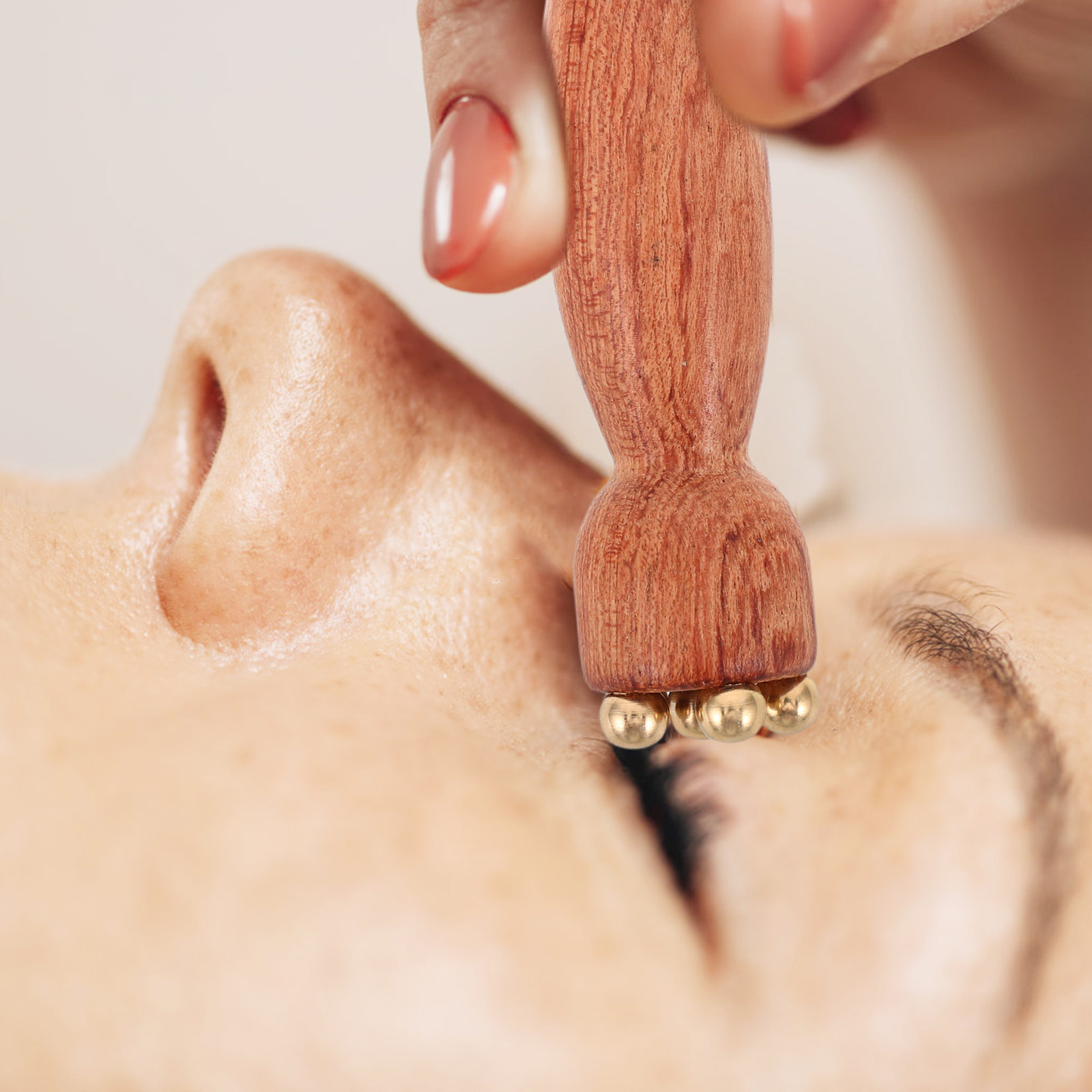 Wooden Eye Massage Tool Wood C - Spa Massager ulasan dan harga