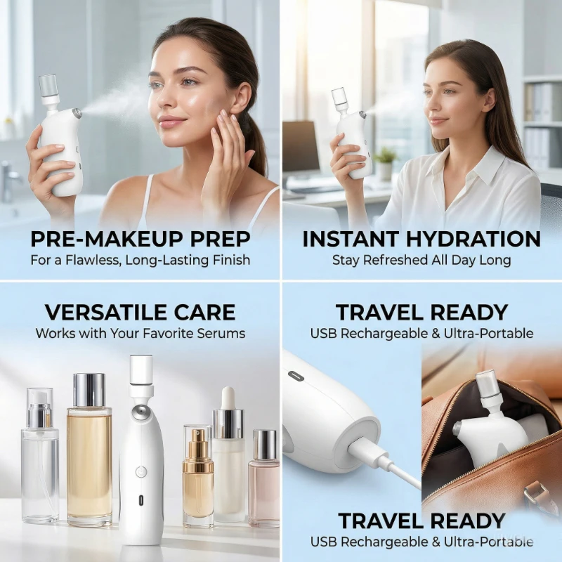 Portable Nano Facial Vaporizer - Face Steamer ulasan dan harga