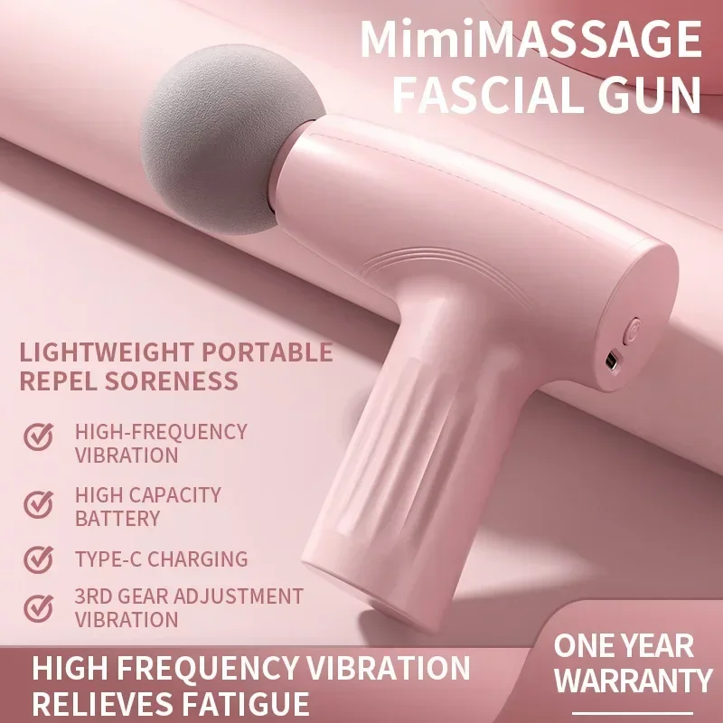 Muscle Mini Pink Massage Gun D - Massage Gun ulasan dan harga