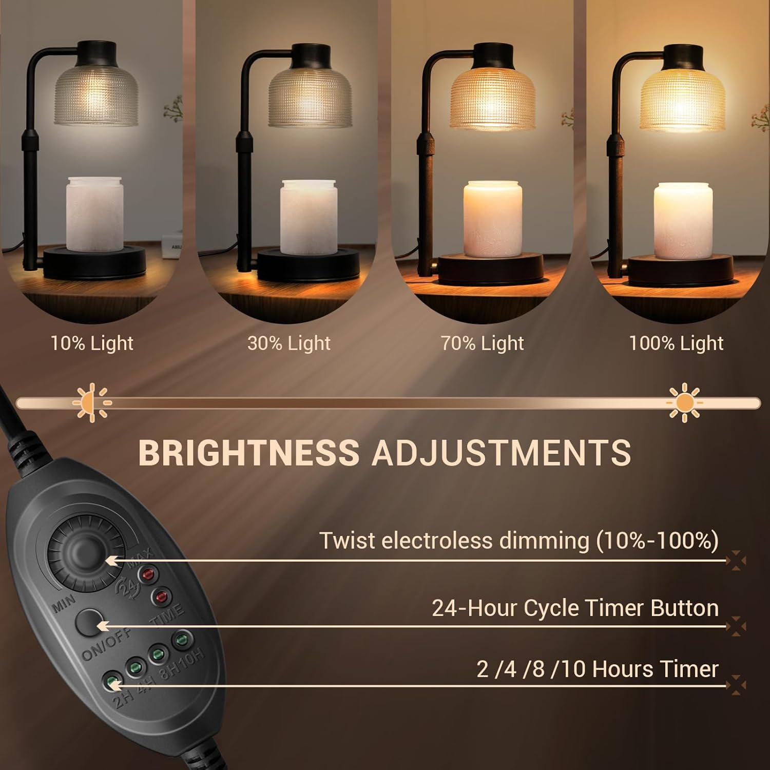 Candle Warmer Lamp with Timer  - Wax Warmer ulasan dan harga