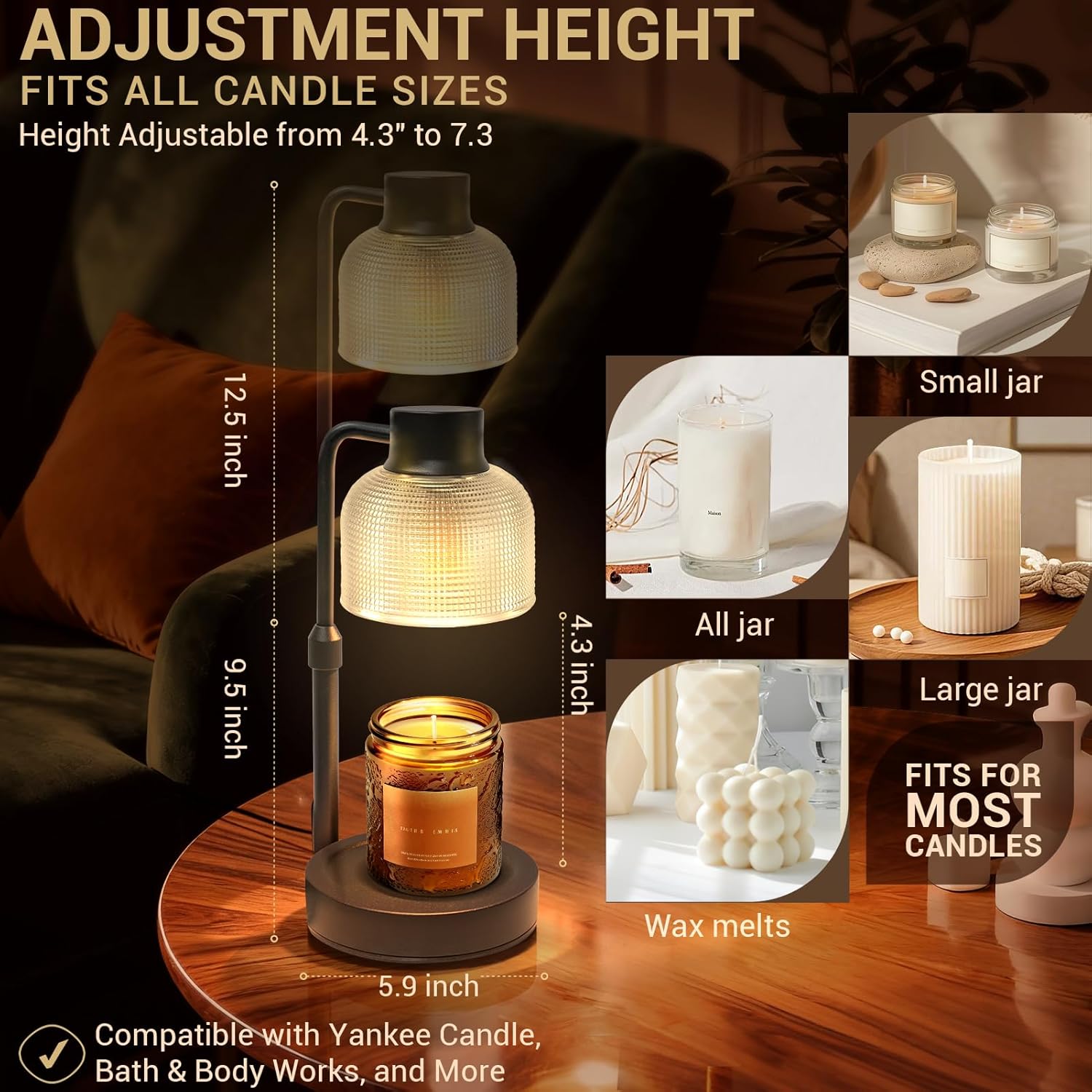 Candle Warmer Lamp with Timer  - Wax Warmer ulasan dan harga