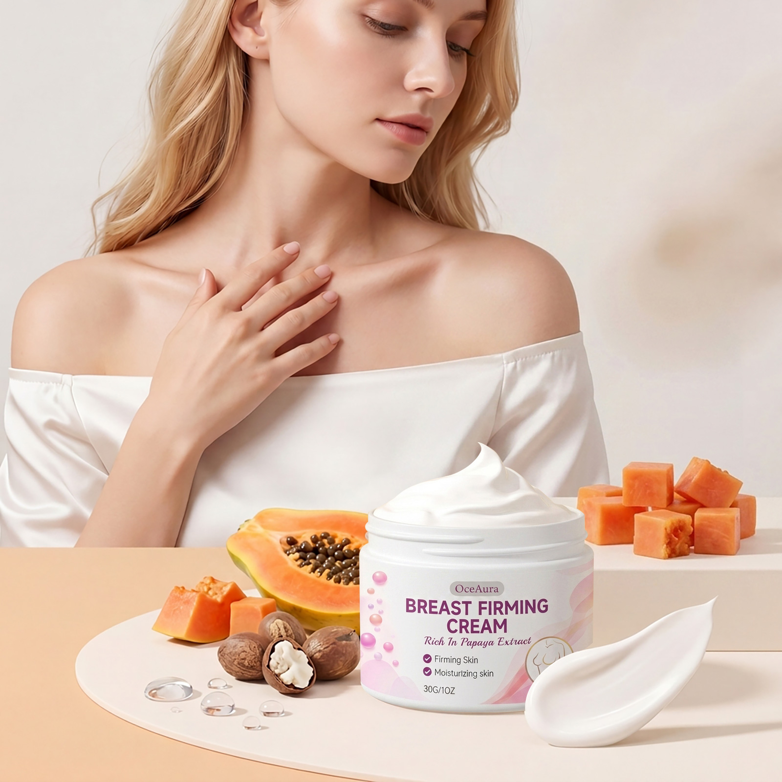 Papaya Extract Chest Care Crea - Spa Massager ulasan dan harga