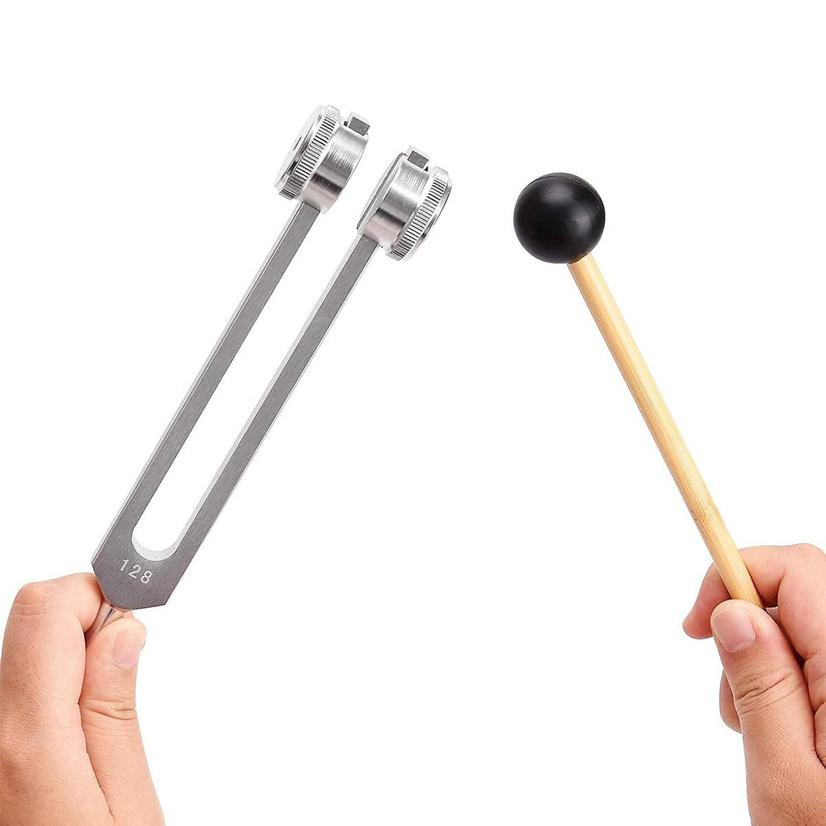 128Hz Tuning Fork Set Stainles - Spa Massager ulasan dan harga