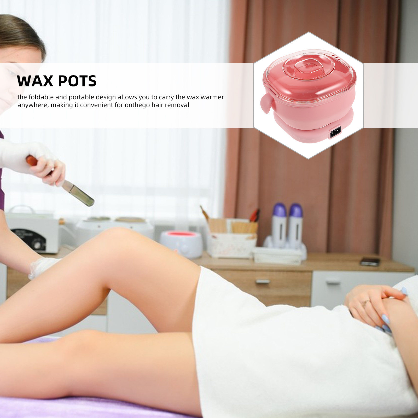 Foldable Portable Wax Warmer f - Wax Warmer ulasan dan harga