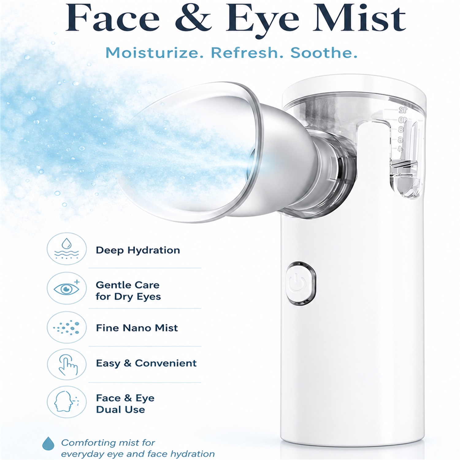 Eye Nano Humidifier Nebulizer  - Face Steamer ulasan dan harga