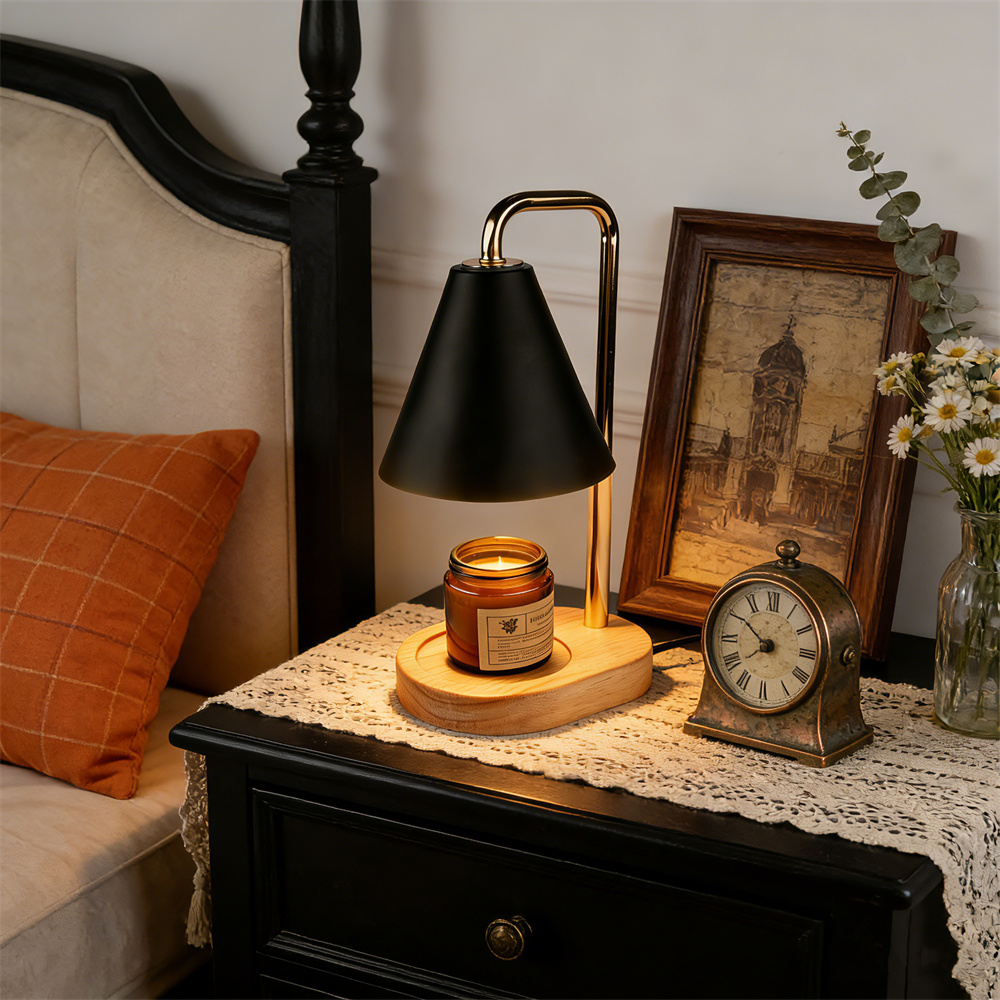 Black Candle Warmer Lamp with  - Wax Warmer ulasan dan harga