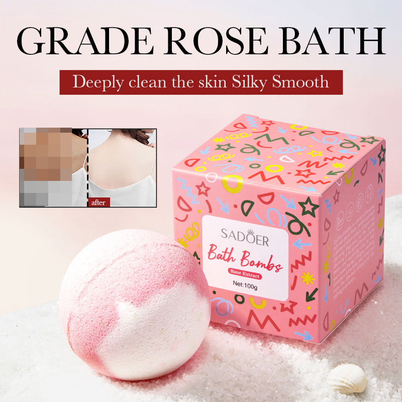 Salt Ball SADOER Rose Bath Bal - Bath Salts ulasan dan harga