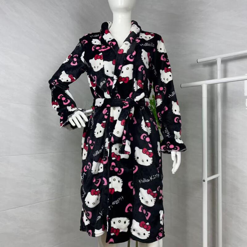 Nightgown Hello Kitty New Autu - Bathrobe ulasan dan harga