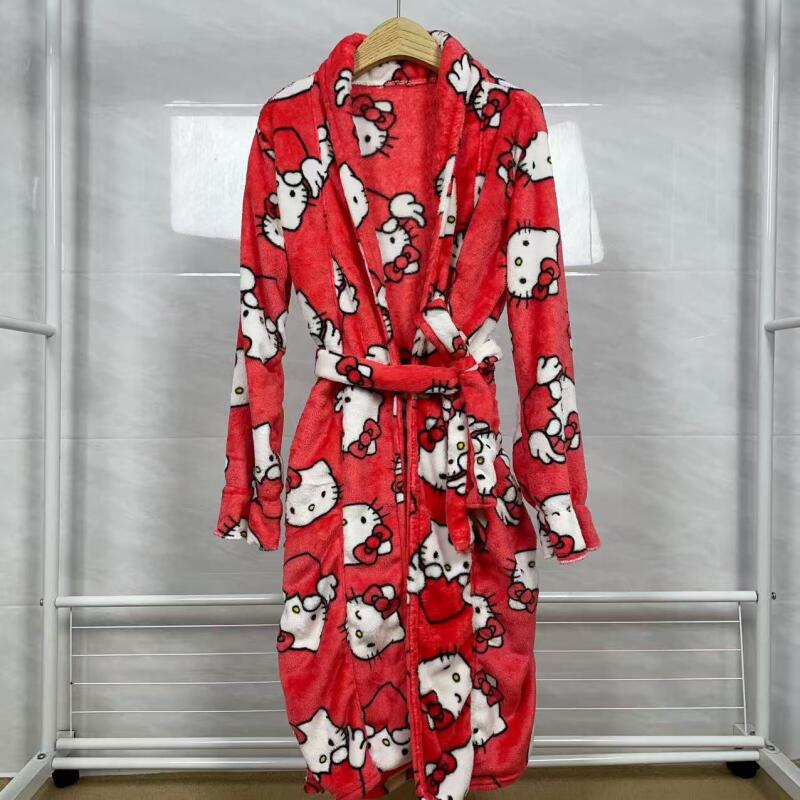 Nightgown Hello Kitty New Autu - Bathrobe ulasan dan harga