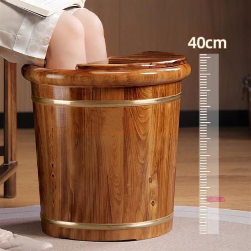 Wooden Foot Soaking Bucket, So - Foot Spa ulasan dan harga