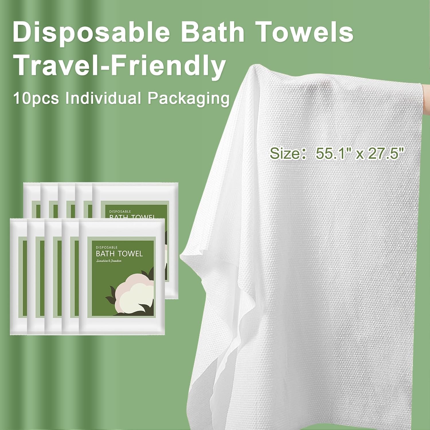 Disposable Bath Towels 10Pcs 5 - Spa Towel ulasan dan harga