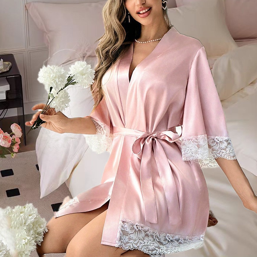 European and American bride ba - Bathrobe ulasan dan harga
