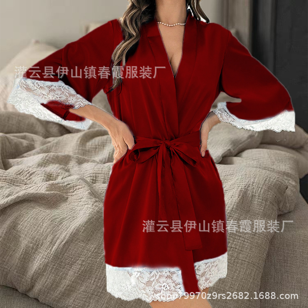 European and American bride ba - Bathrobe ulasan dan harga