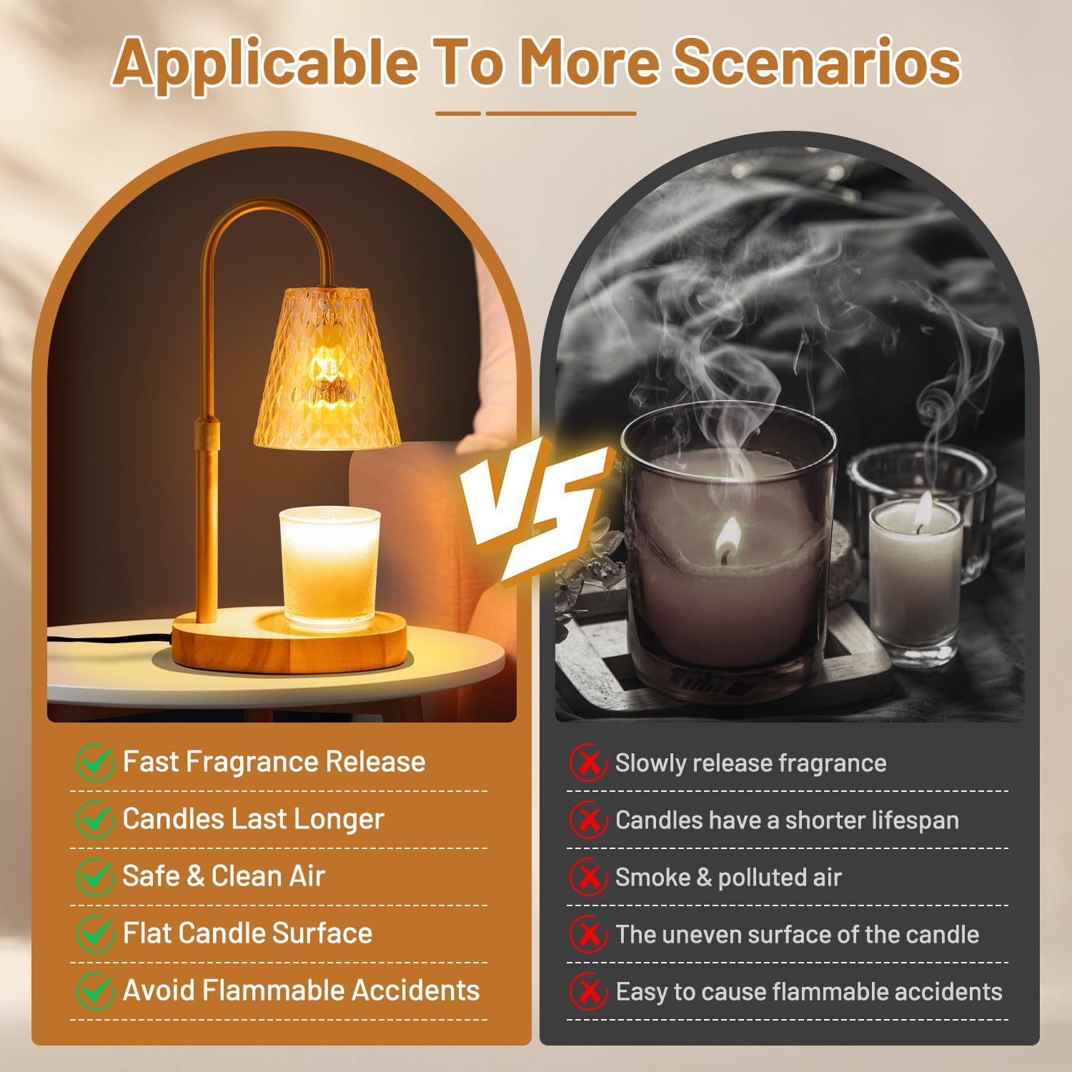 Flameless Wax Melt Warmer Lamp - Wax Warmer ulasan dan harga