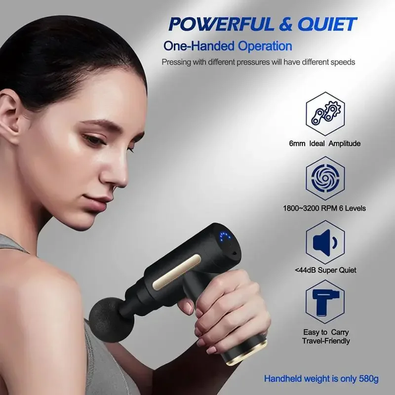 2024 portable fascia gun body  - Massage Gun ulasan dan harga