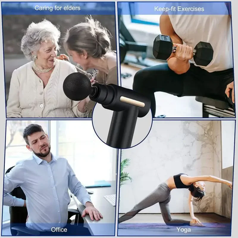 2024 portable fascia gun body  - Massage Gun ulasan dan harga