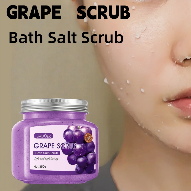 Grape Bath Salt Scrub 350g, Ex - Bath Salts ulasan dan harga