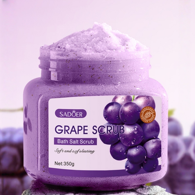 Grape Bath Salt Scrub 350g, Ex - Bath Salts ulasan dan harga