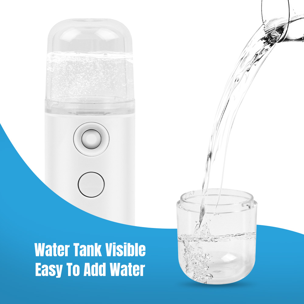2/1pcs USB Rechargeable Nano M - Face Steamer ulasan dan harga