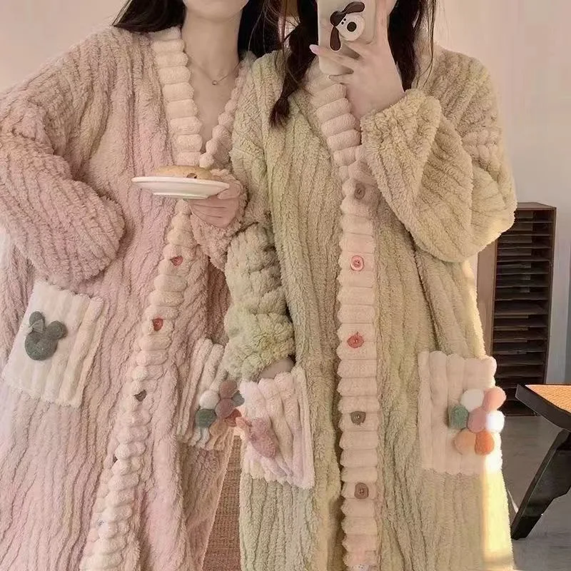 Women's Padded Thickened Warm  - Bathrobe ulasan dan harga