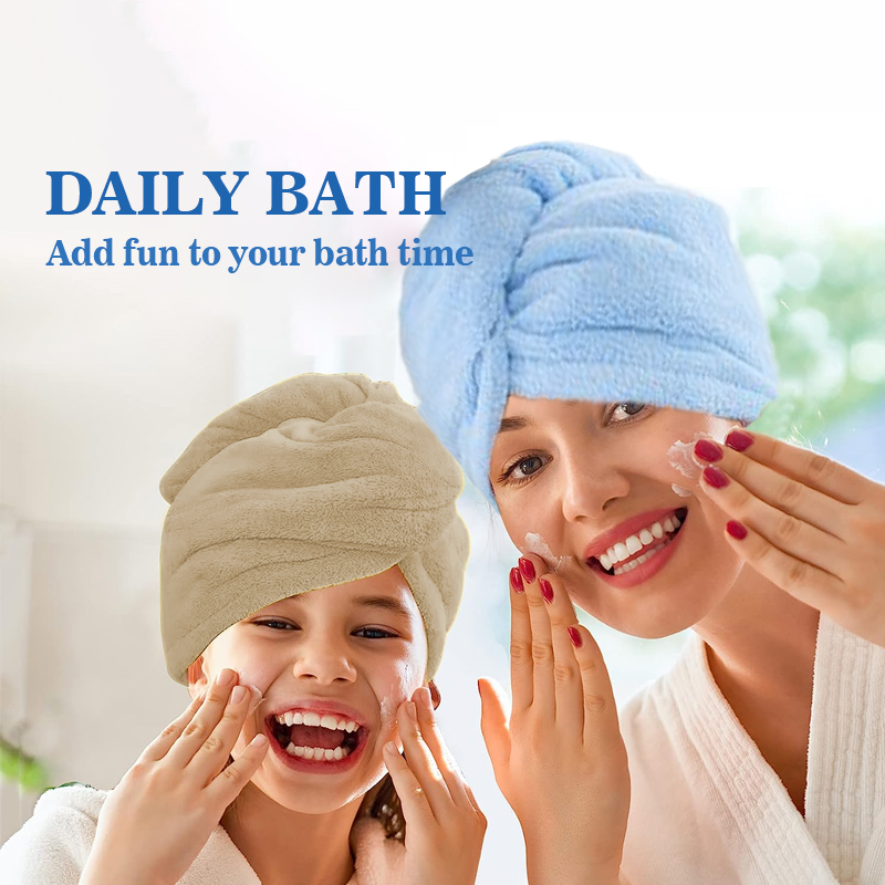 Microfiber Hair Towel Wrap for - Spa Towel ulasan dan harga